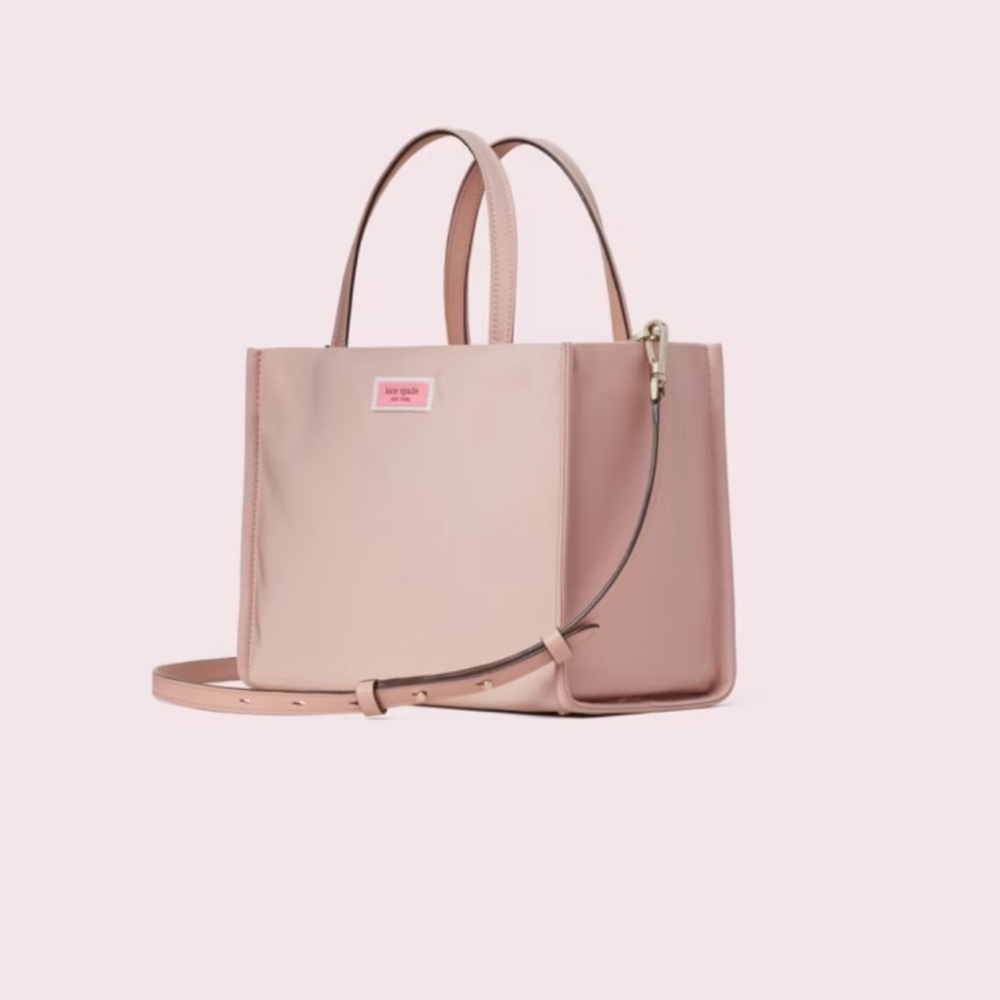 Authentic KATE SPADE Sam Nylon Medium Satchel, Madison Rouge